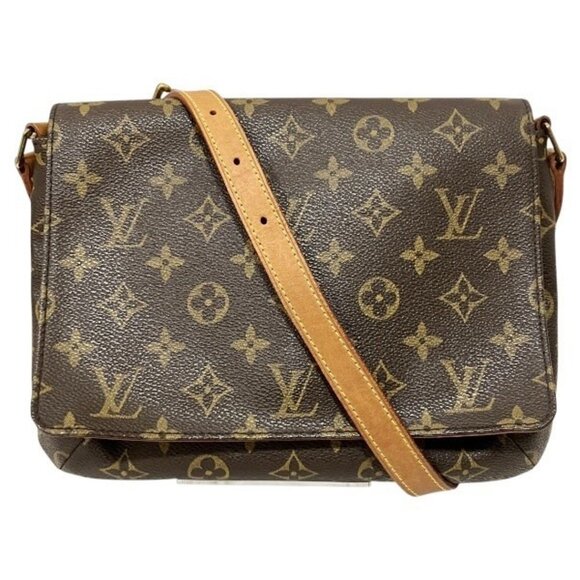 LOUIS VUITTON Brown Monogram Shoulder Bag - Picture 1 of 9